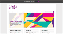Desktop Screenshot of newby-trust.org.uk