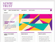 Tablet Screenshot of newby-trust.org.uk